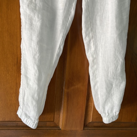 Athleta Cabo linen jogger size 2 white - Picture 5 of 10